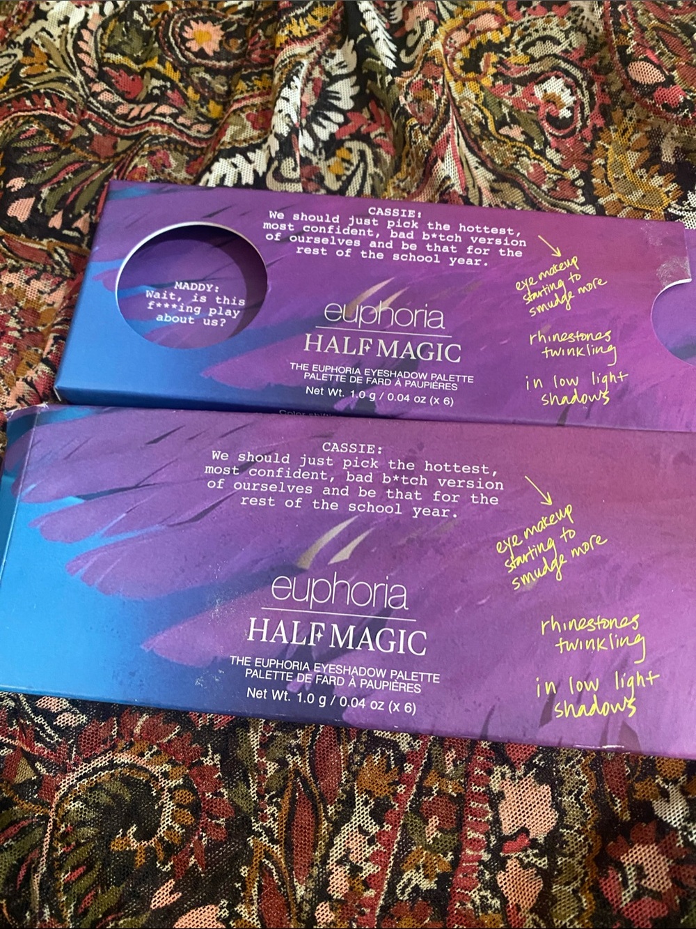 Euphoria Half Magic Eyeshadow Palette - Purple/Blue